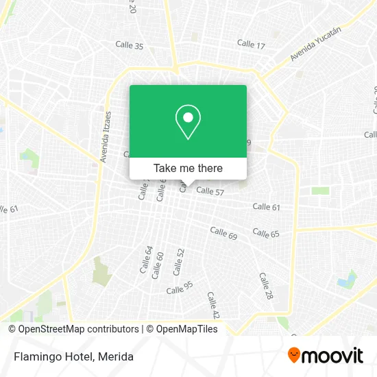 Hotel Flamingo map