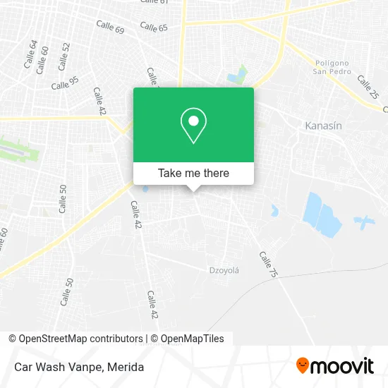 Car Wash Vanpe map