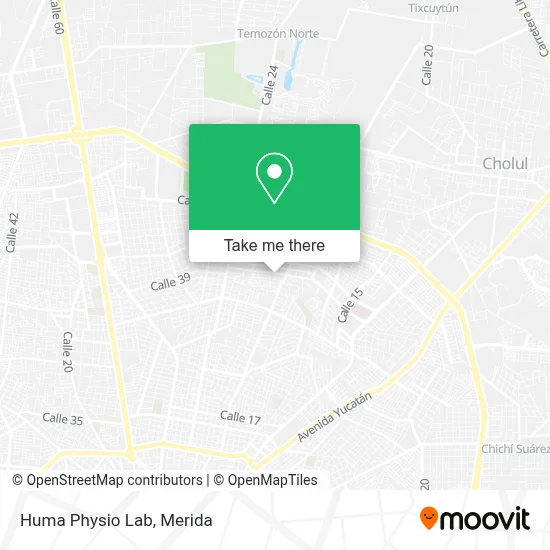 Huma Physio Lab map