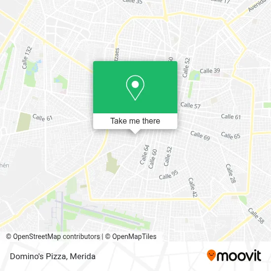 Domino's Pizza map