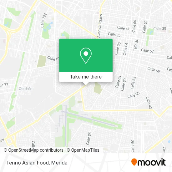 Tennō Asian Food map