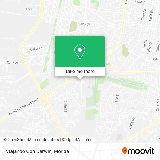 Viajando Con Darwin map