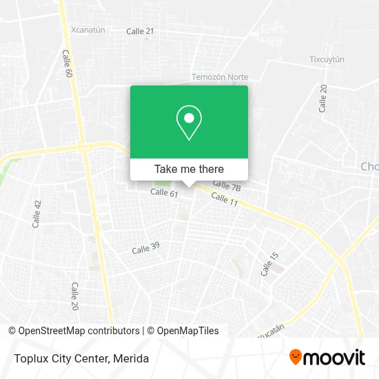 Toplux City Center map