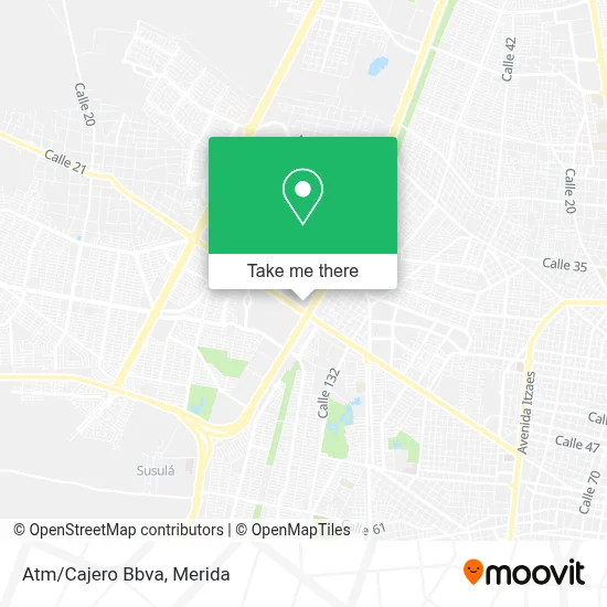 Atm/Cajero Bbva map