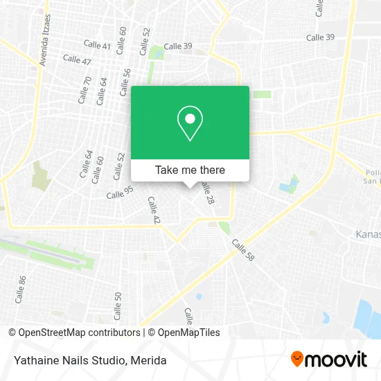 Yathaine Nails Studio map