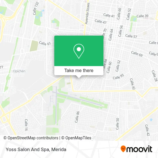 Yoss Salon And Spa map