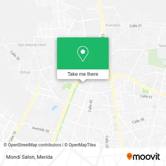 Mondi Salon map