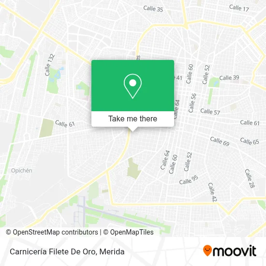 Carnicería Filete De Oro map