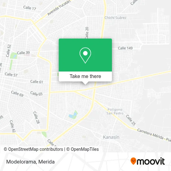 Modelorama map