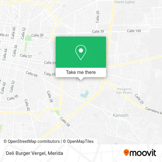 Deli Burger Vergel map