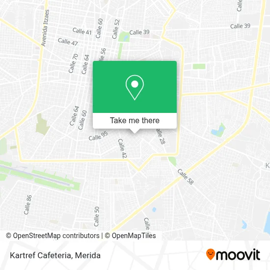 Kartref Cafeteria map