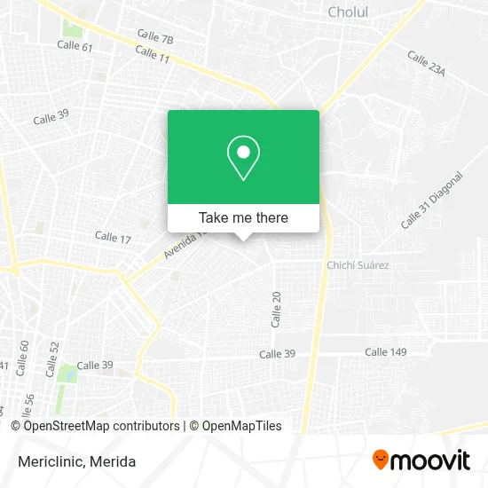 Mericlinic map