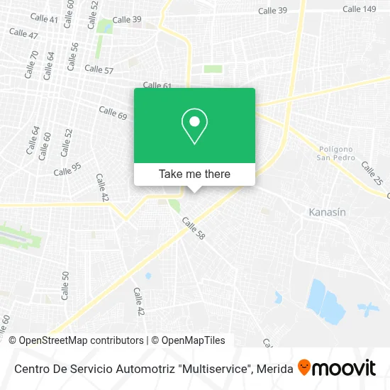 Centro De Servicio Automotriz "Multiservice" map