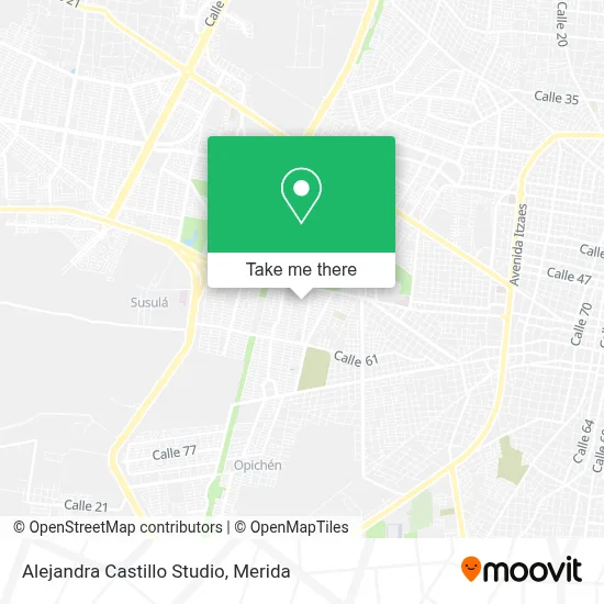 Alejandra Castillo Studio map