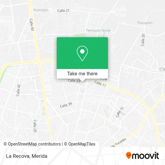 La Recova map