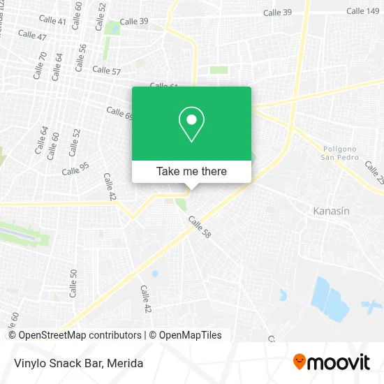 Vinylo Snack Bar map