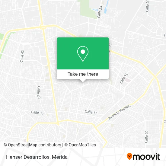 Henser Desarrollos map