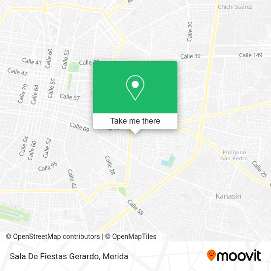 Sala De Fiestas Gerardo map