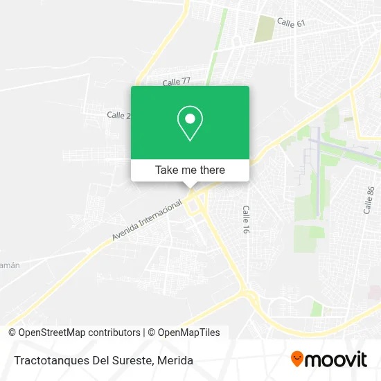 Tractotanques Del Sureste map