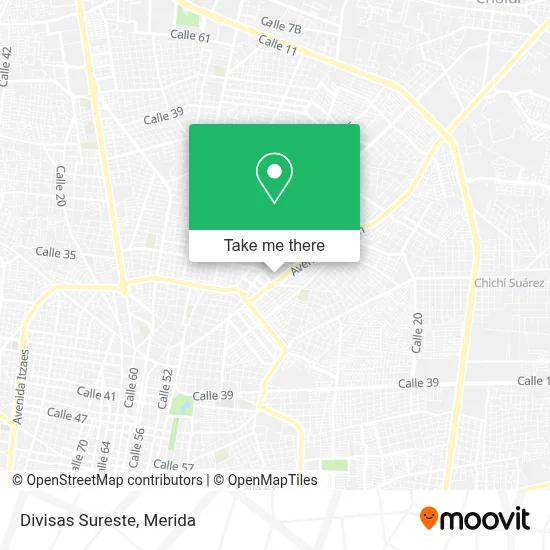 Divisas Sureste map