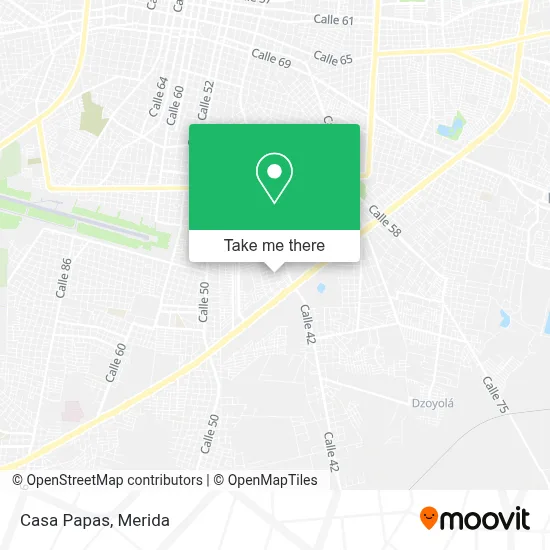Casa Papas map