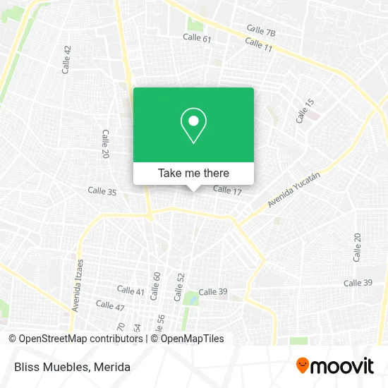 Bliss Muebles map