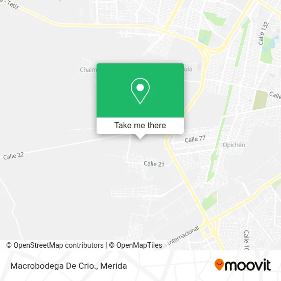 Macrobodega De Crio. map