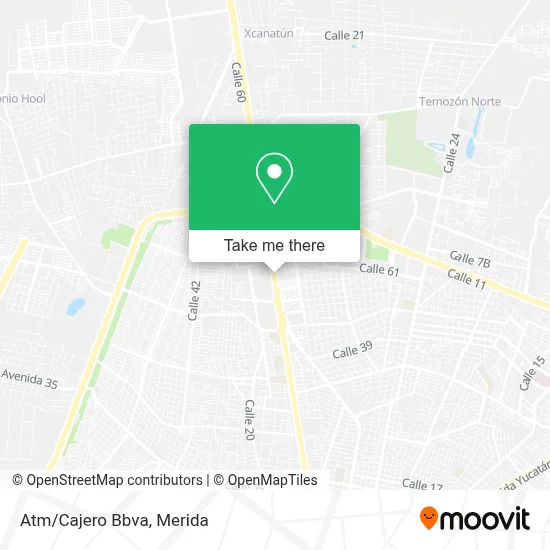 Atm/Cajero Bbva map