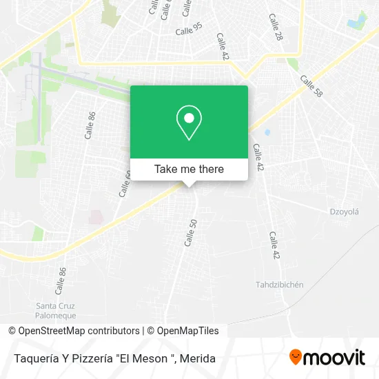 Taquería Y Pizzería "El Meson " map