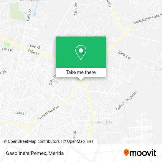 Gasolinera Pemex map