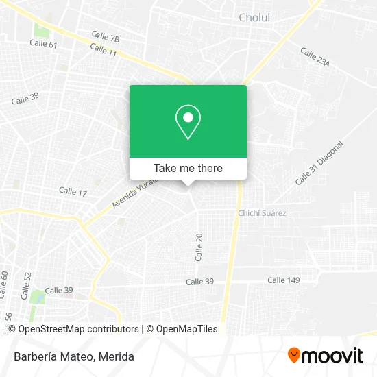 Barbería Mateo map