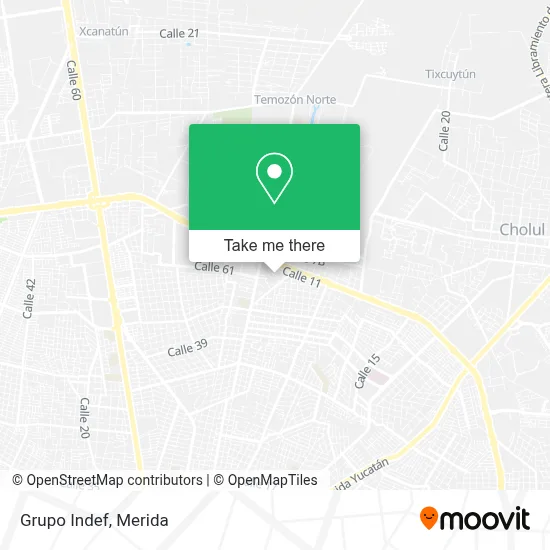 Grupo Indef map