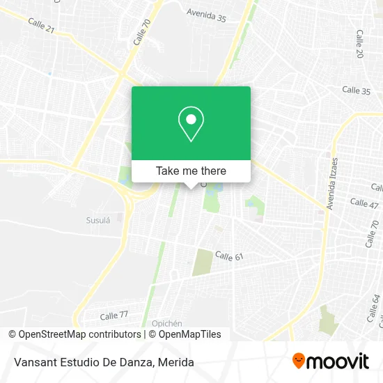 Vansant Estudio De Danza map