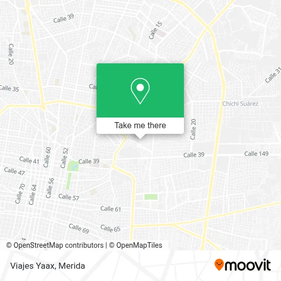 Viajes Yaax map
