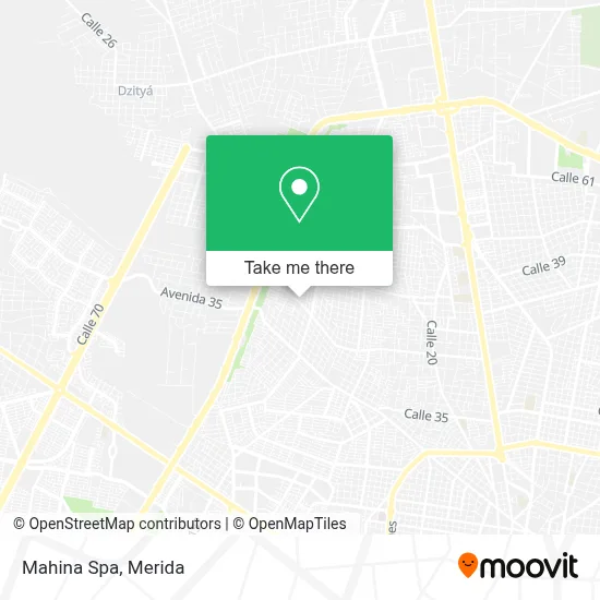Mahina Spa map