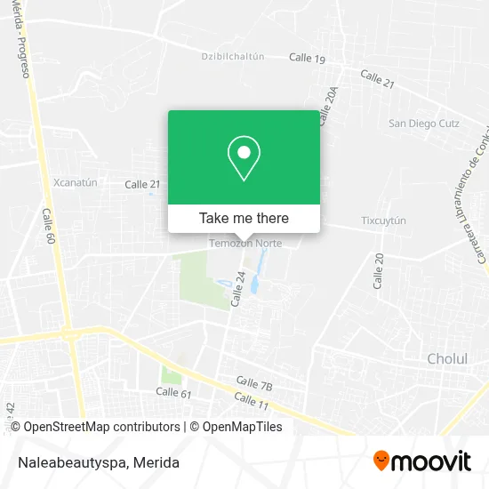Naleabeautyspa map