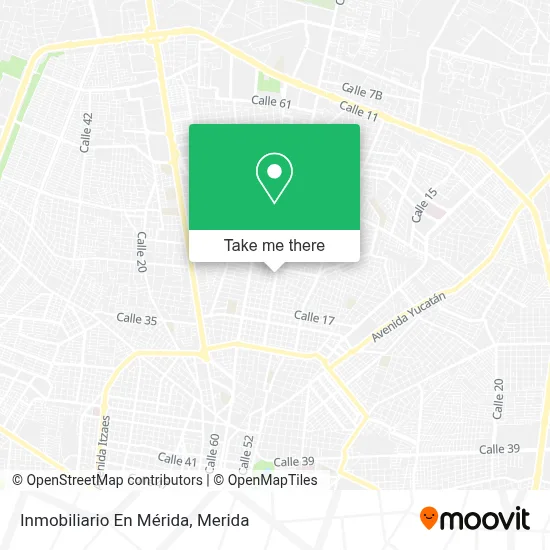 Inmobiliario En Mérida map