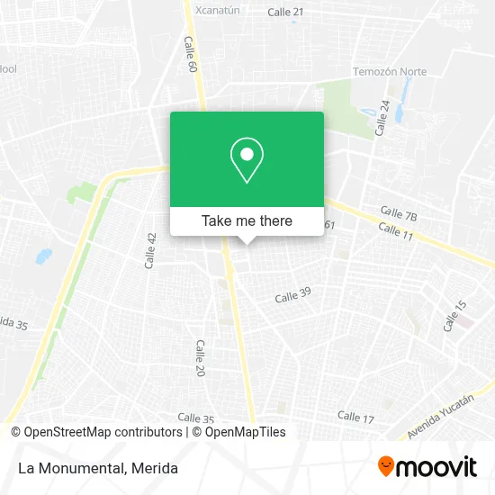 La Monumental map