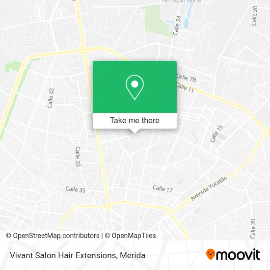 Vivant Salon Hair Extensions map