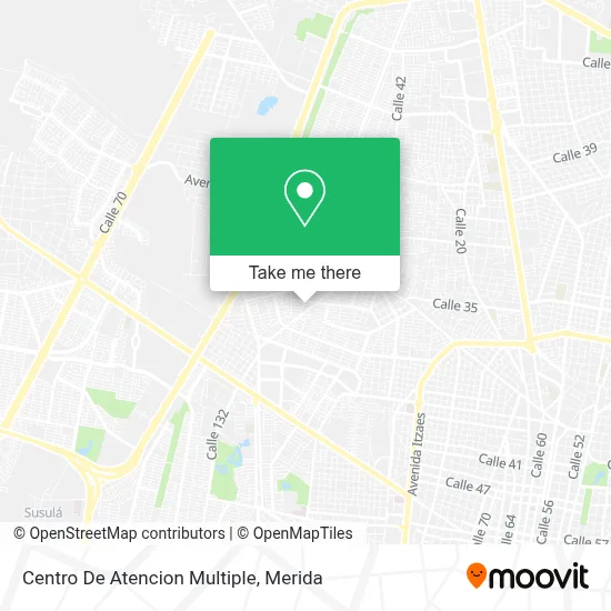Centro De Atencion Multiple map