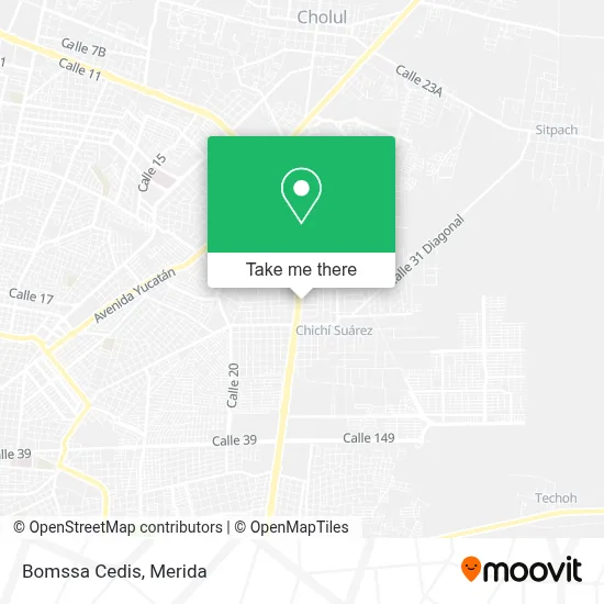 Bomssa Cedis map