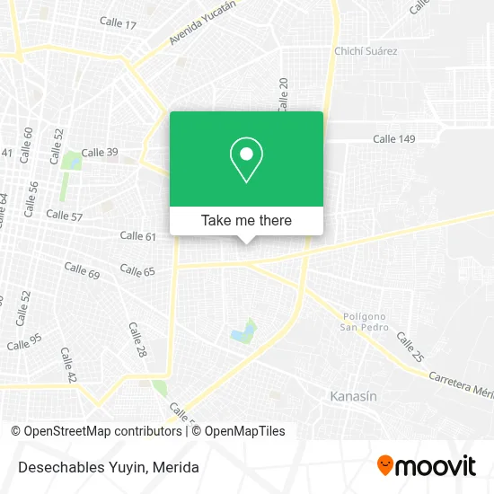 Desechables Yuyin map