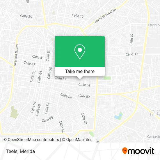 Teels map