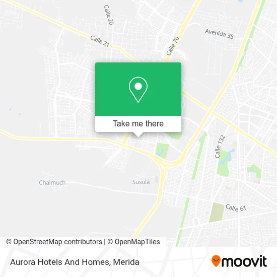 Aurora Hotels And Homes map