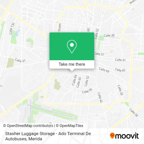 Stasher Luggage Storage - Ado Terminal De Autobuses map