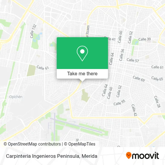 Carpinteria Ingenieros Peninsula map