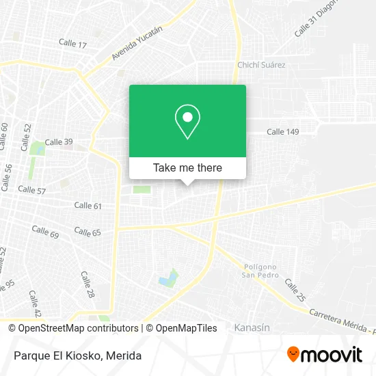 Parque El Kiosko map