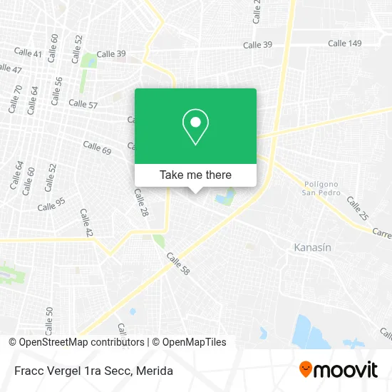 Fracc Vergel 1ra Secc map