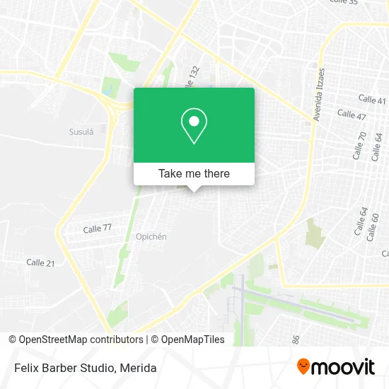 Felix Barber Studio map