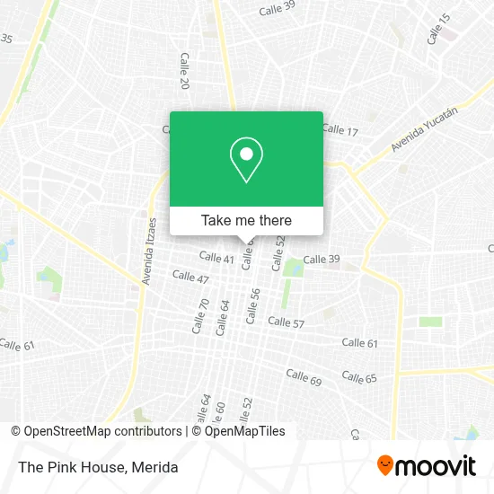 La Casa Rosa map